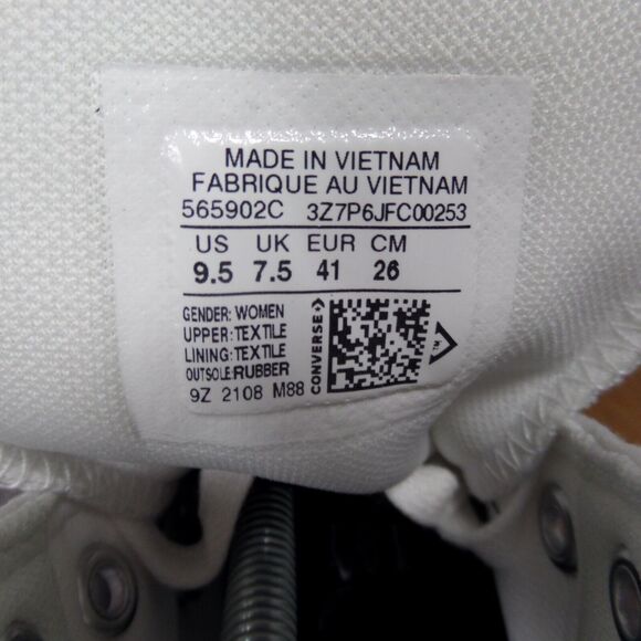 Converse Chuck Taylor All Star Lugged High Top Shoes Woman's Size 9.5 565902C - Picture 7 of 9